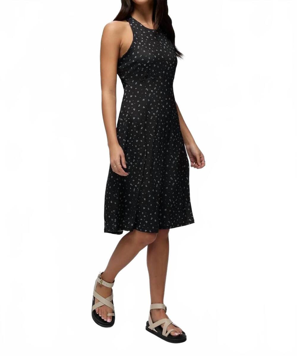 NEW PRANA jewel lake dress in black spring fling